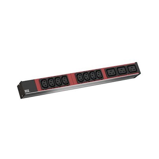 BACHMANN IT PDU ALU 1U 8x C13 3x C19 napajalni kabel s C20 konektorjem