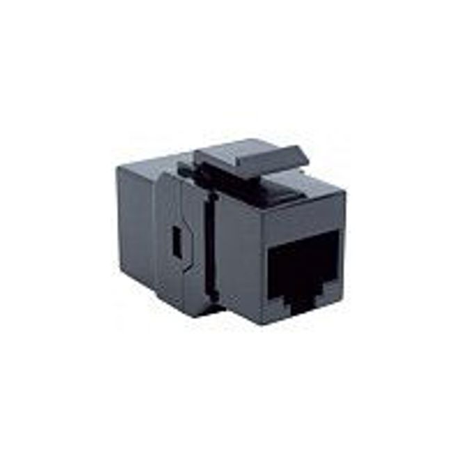 Spojnik BACHMANN Keystone CAT6 UTP RJ45, nezaščiten, črn