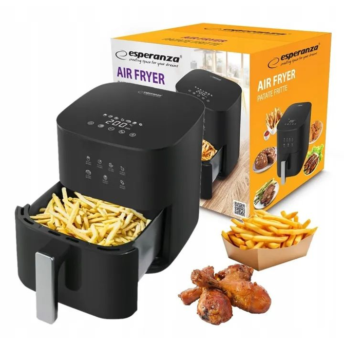 Cvrtnik na vroč zrak ESPERANZA PATATE FRITTE, LCD, 3,5l,