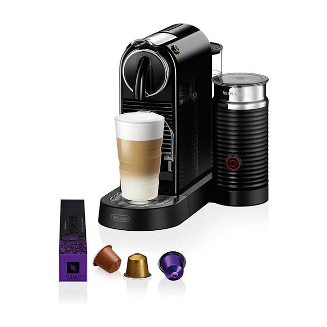 Kavni aparat DeLonghi Nespresso CitiZ &amp; Milk črne barve