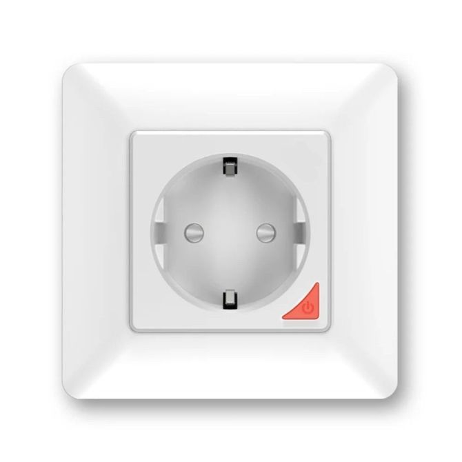 EXTRALINK SMART LIFE VTIČNICA 230V + ENOJNI OKVIR, WIFI, BELA