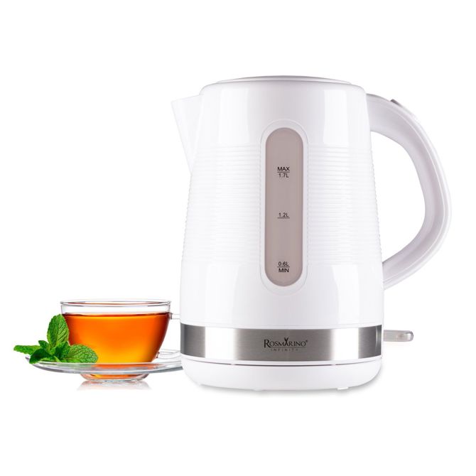 Grelnik vode Rosmarino Infinity Classic, 2200 W, 1,7 l, bel