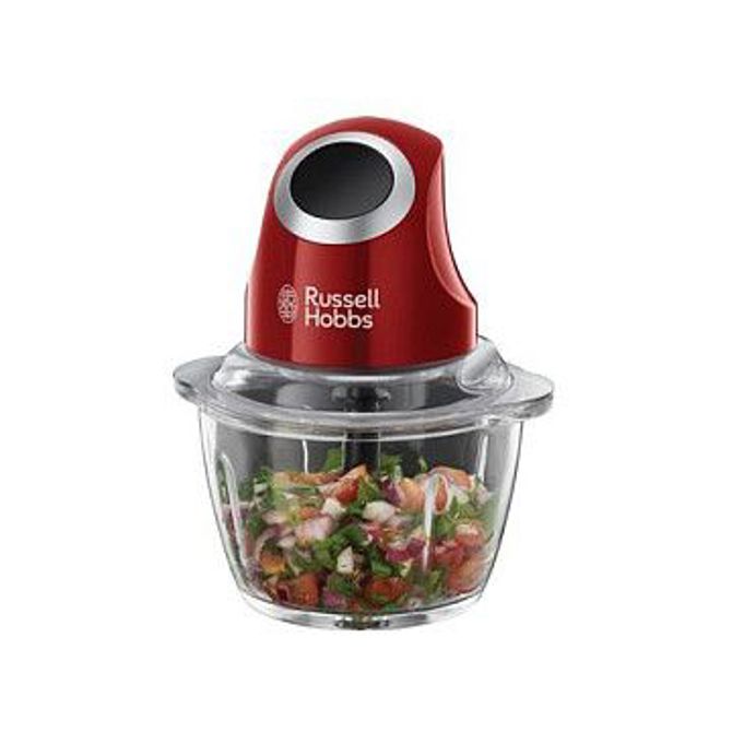 Sekljalnik Russell Hobbs 24660-56 Desire, 1 l, steklo, 200 W, nerjaveče jeklo, rdeč
