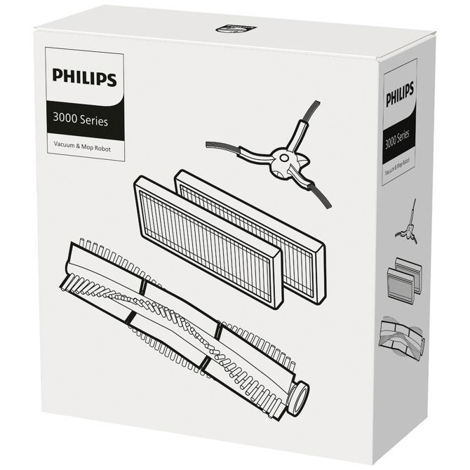 Komplet rezervnih delov Philips HomeRun XV1433/00 HomeRun robot za sesanje in brisanje tal Philips HomeRun 3000 Series servisni pribor 1 kos