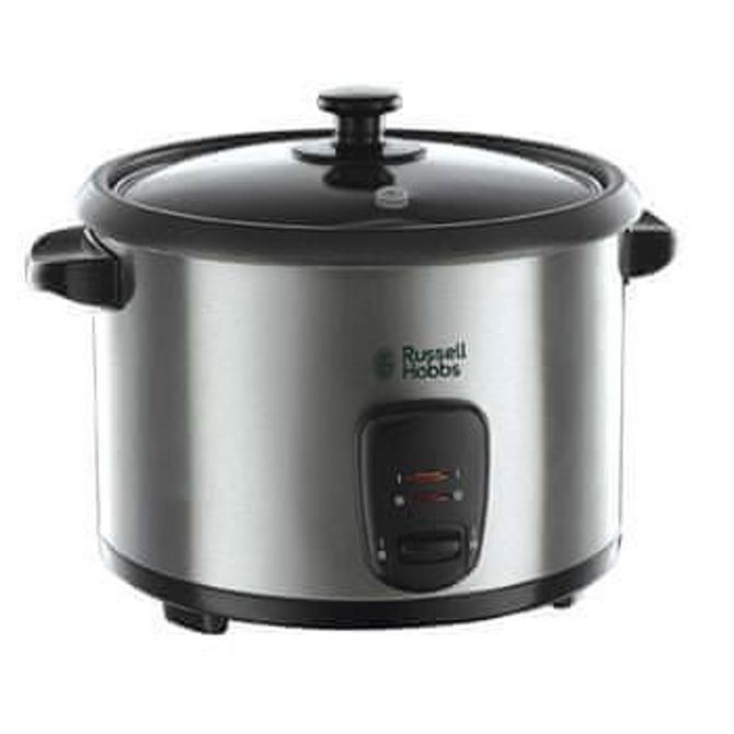 Kuhalnik Russell Hobbs 19750-56 1,8 l, samodejno ohranjanje toplote, kuhanje v pari, prevleka proti prijemanju, stekleni pokrov