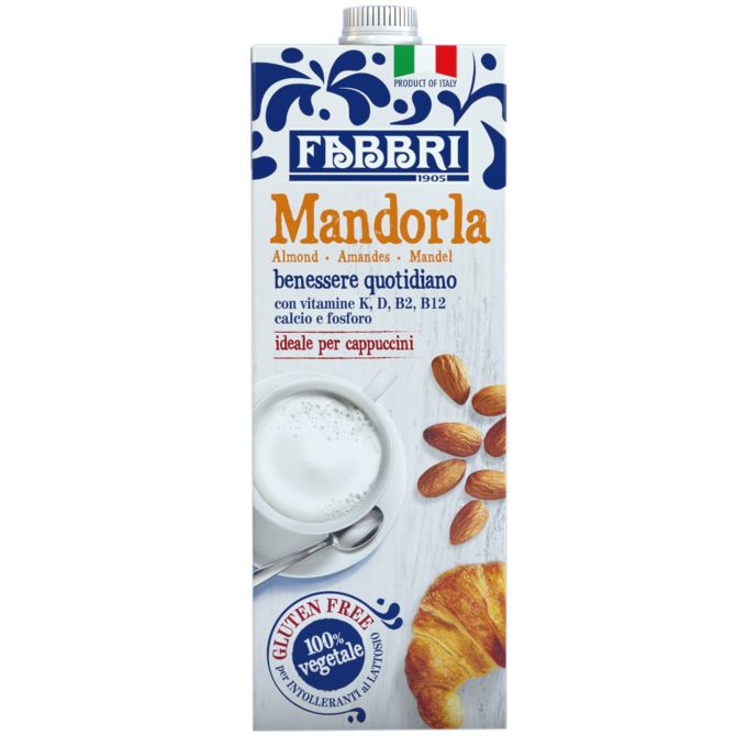 MANDLJEVO MLEKO FABBRI - 1 L