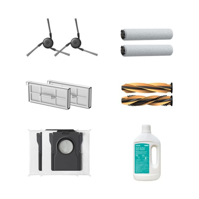 Set dodatkov za robotski sesalnik MOVA Z60 Ultra Roller in Z70 Ultra Roller, glavna krtača, filtri, vrečke, roller mop blazinice