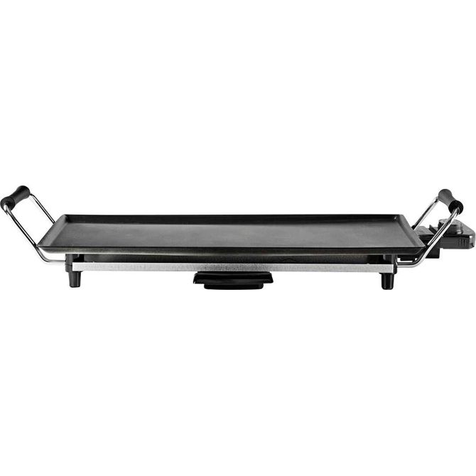 Namizni žar Nedis FCTE110EBK50 Teppan Yaki, termostatski nadzor, nelepljiva prevleka, snemljiv kabel, črna