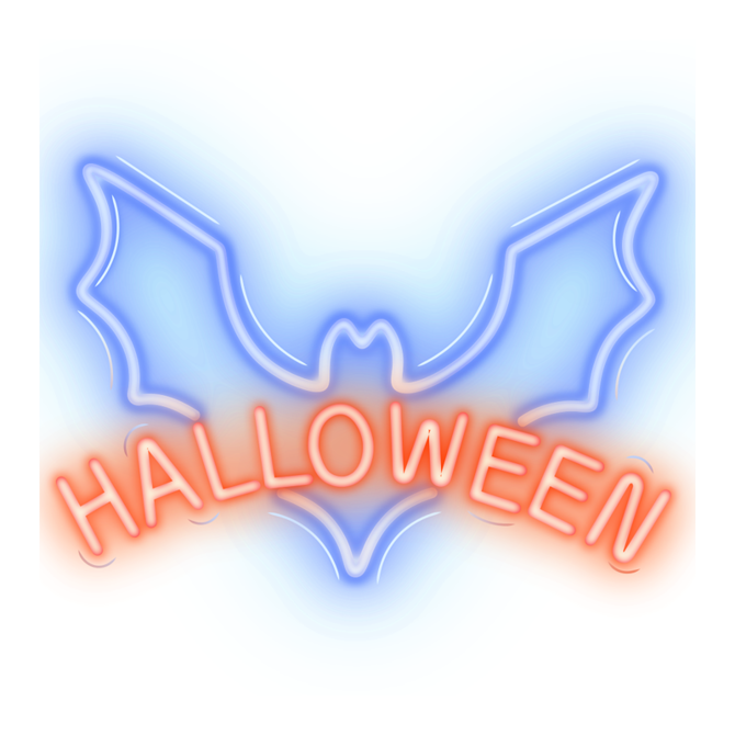 Neon LED luč - halloween