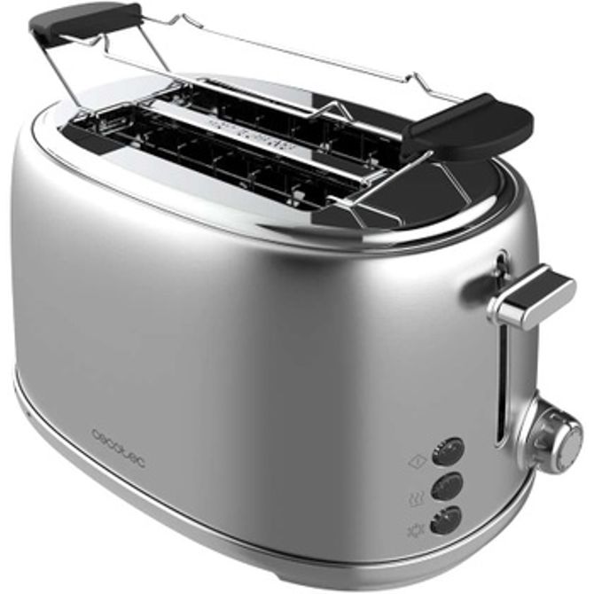 Opekač kruha z dolgo odprtino Cecotec  Big Toast Extra Double (nerjaveče jeklo, 1600 W, za 4 rezine toasta)