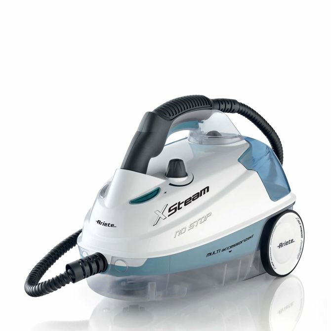 Parni čistilec Ariete 4147 Xvapor No Stop, 1500 W, 1100 ml, 4 bar, modra/bela