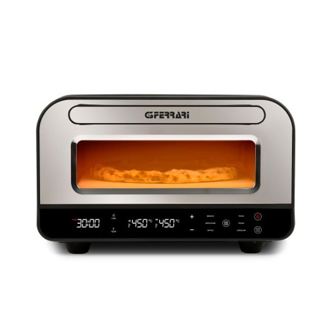 Pečica za pizzo G3 Ferraru Pizza Pro G10204, 1850 W, za pico do 32 cm, nerjaveče jeklo/črna