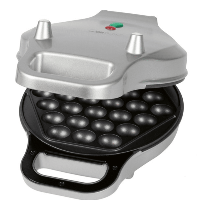 Pekač za vaflje Clatronic Bubble Waffle Machine WA 3772, 700W, srebrna