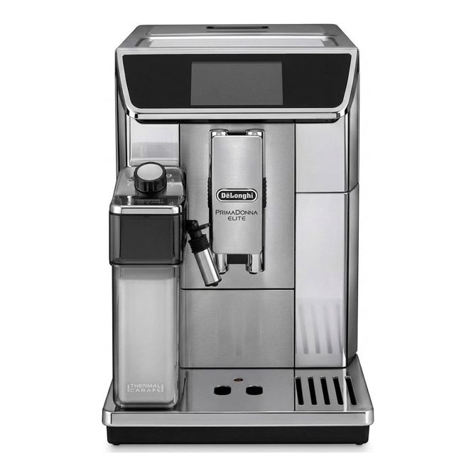 Kavni aparat DeLonghi PrimaDonna Elite ECAM 656.75.MS avtomatski, 15 bar, mlinček, penilnik mleka, 4,3 TFT zaslon