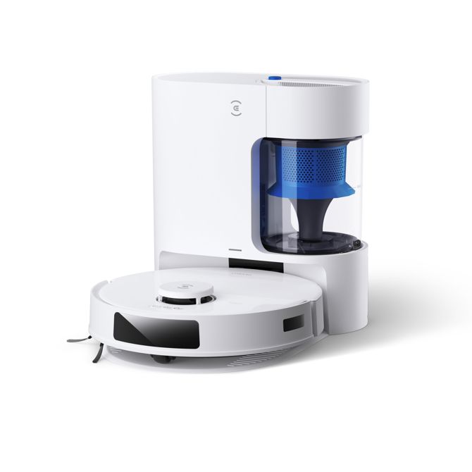 Robotski sesalnik Ecovacs Deebot N20 Plus, 8000 Pa,  LDS (TrueMapping), 220 ml, 300  min delovanja, 6,5 ur polnjenja, bela