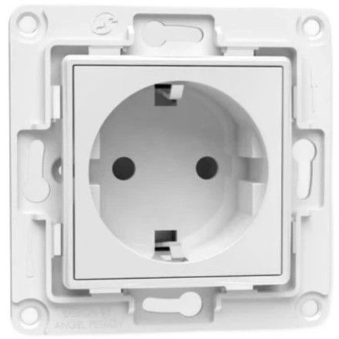 Shelly Accessories Stenska vtičnica "Wall Socket EU" bela