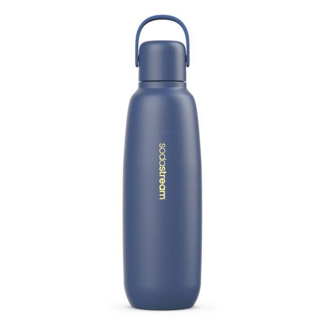 SodaStream Fizz & Go COOL 0,9 L – termo steklenica iz nerjavečega jekla za gazirano vodo, 12ur, modra (1062401490)