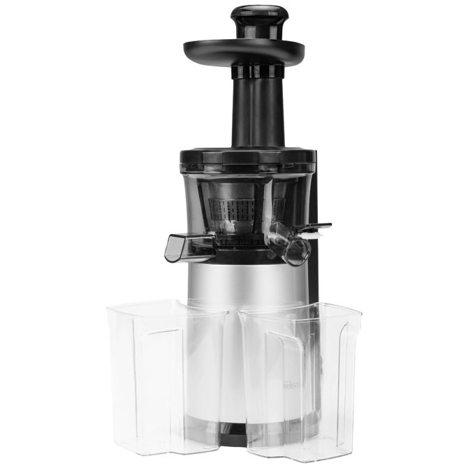 Sokovnik Tristar slowjuicer - s funkcijo samodejnega čiščenja, 55 vrtljajev na minuto, visokim izkoristkom soka in ohranjanjem vitaminov, SC-2303 Tristar počasen sokovnik SC-2303 150 W črna, srebrn...