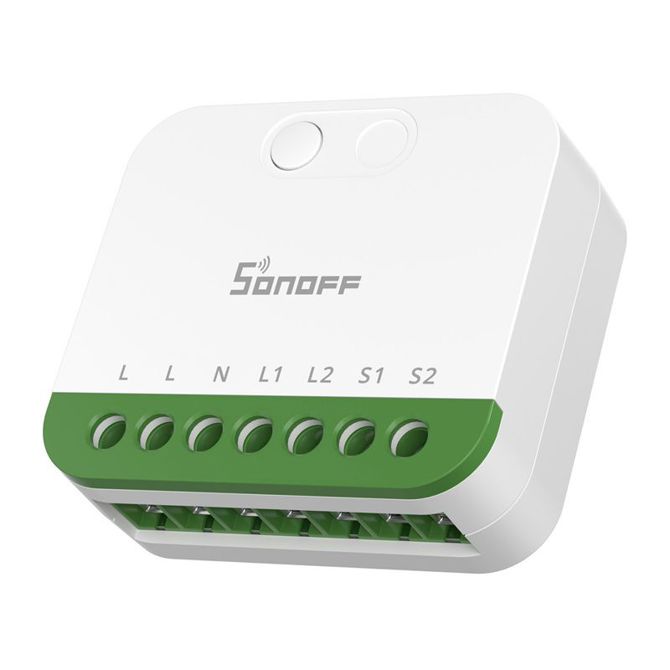 Pametno stikalo Sonoff MINI-2GS Matter, dvokanalno, Wi-Fi, 16 A, mini modul