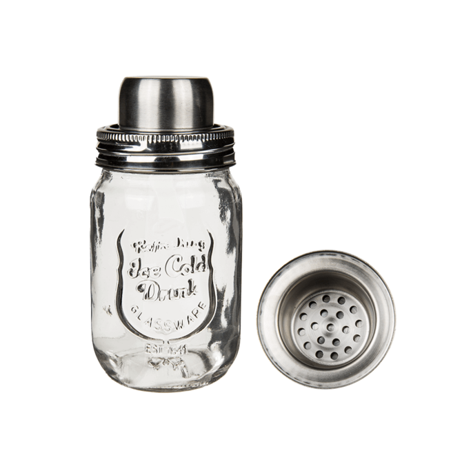 Steklen mešalnik za koktajl – cocktail shaker 330 ml