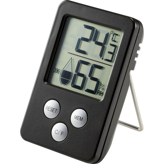 termo/higrometer črna E0130