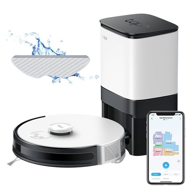 Robotski sesalnik TP-LINK Tapo RV30 plus, 4200 Pa LiDAR mokro/suho čiščenje