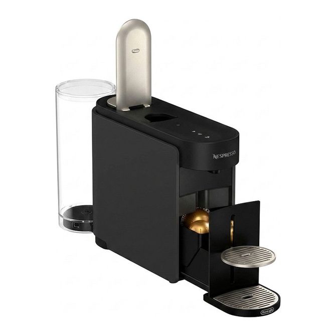 Kavni aparat DeLonghi Vertuo Up ENV 200.GY kapsule, siva, Bluetooth, enostavna uporaba, za 1 skodelico