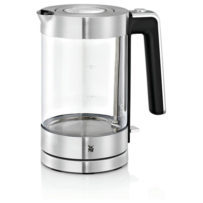 Grelnik vode WMF Lono 1,7 l, 3000 W, steklo/cromargan, brezžični, filter proti vodnemu kamnu, zaščita pred pregrevanjem