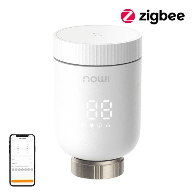 ZigBee termostatska glava IMOU IOT-TRV1-EU + 6 adapterjev