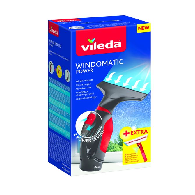 Komplet za čiščenje oken Vileda Windomatic Power + Spray čistilec 2