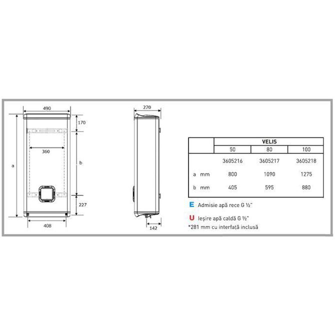 Grelnik vode (bojler) Ariston VLS-100L VELIS 4