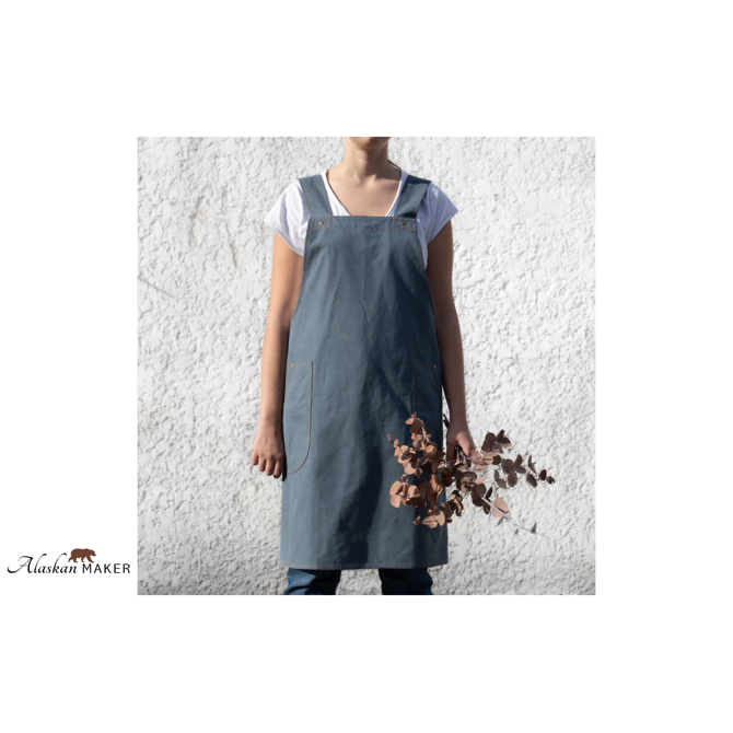Alaskan MAKER PREDPASNIK 231 - japonski denim modre barve AM231D 2