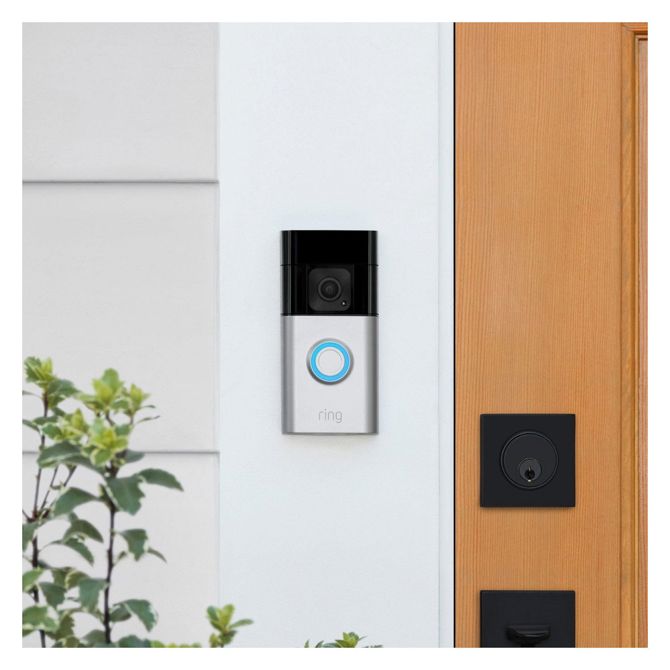 Pametni domofon Amazon Ring Video Doorbell 3 Plus srebrn/črn 2