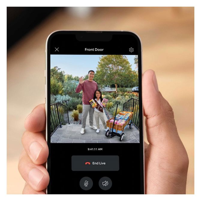 Pametni domofon Amazon Ring Video Doorbell 3 Plus srebrn/črn 4