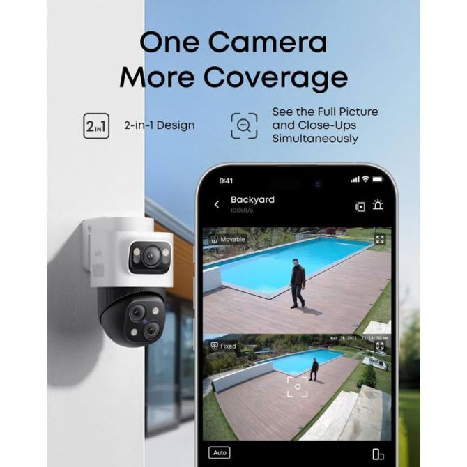 Kamera Anker Eufy Security PoE Bullet-PTZ S4 3