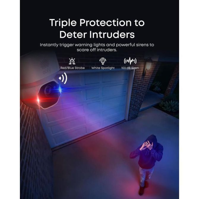 Anker Eufy Security SoloCam E42 komplet 4 kamer + HomeBase 3 baza + 4 solarni paneli 4