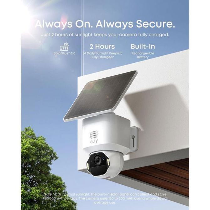 Anker Eufy Security SoloCam E42 komplet 4 kamer + HomeBase 3 baza + 4 solarni paneli 6