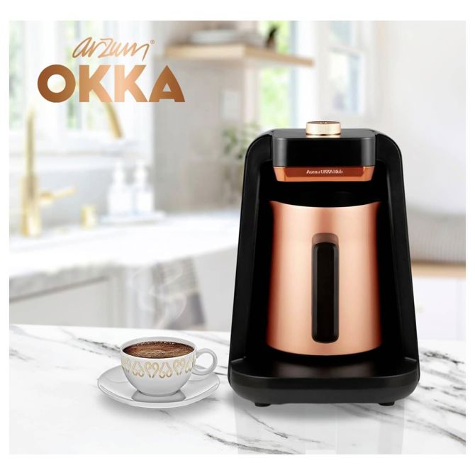Kavni aparat Arzum Rich Spin Pro Copper ESPRESSOKANNE mit MILCHAUFSCHÄUMER, 1–5 skodelic, 735 W, bronast 5