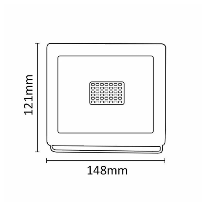 Asalite LED beli reflektor Slim 30W 4500K (2700 lumnov) 5