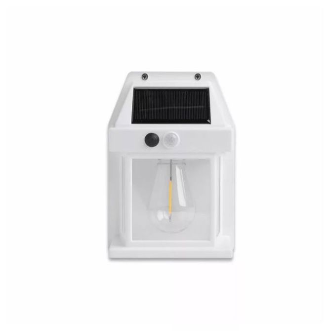 Asalite LED sončna stenska svetilka IP44 3W 3000K (100 lumnov), bela 3