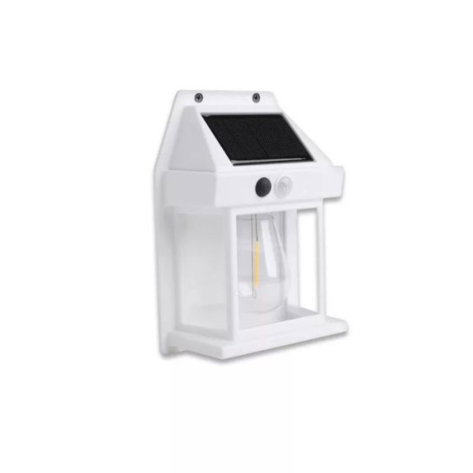 Asalite LED sončna stenska svetilka IP44 3W 3000K (100 lumnov), bela 4