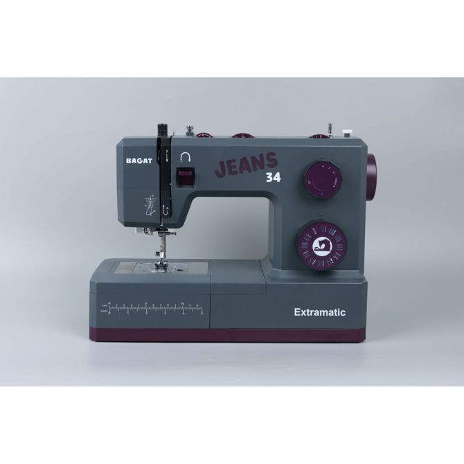 Šivalni stroj Bagat Jeans 34 Extramatic, 100 W servo motor, 34 programov, LED osvetlitev, kovinska konstrukcija 5