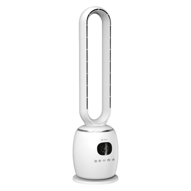 Ventilator Becool BCDTF2601 brezlopatični, 12 stopenj hitrosti, oscilacija 70°, daljinski upravljalnik, ionizator 6
