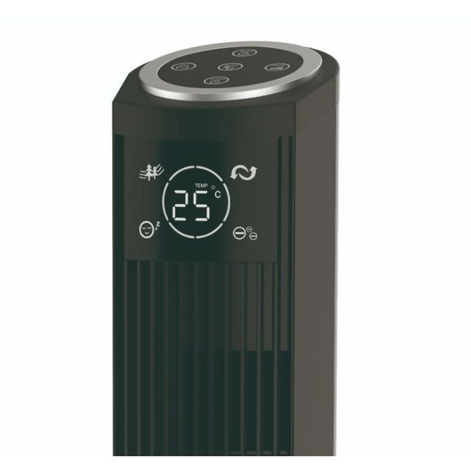 Be Cool Camp stolpni ventilator 121cm črn 3