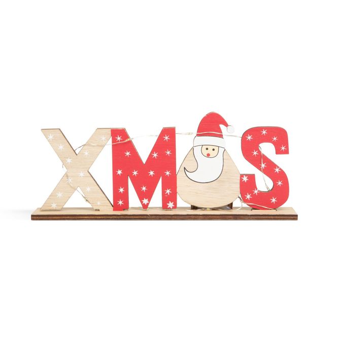 Božični LED dekor za na polico - Božiček (XMAS)- 21 x 4 x 8,5 cm 2