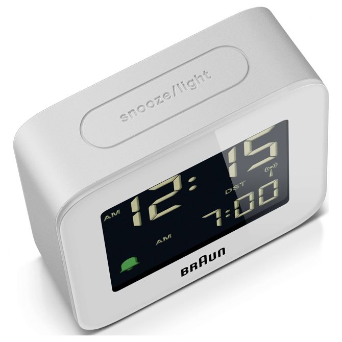 Radijska budilka Braun BC08W-DCF, DCF sinhronizacija, LCD zaslon, funkcija dremeža, bele barve 6