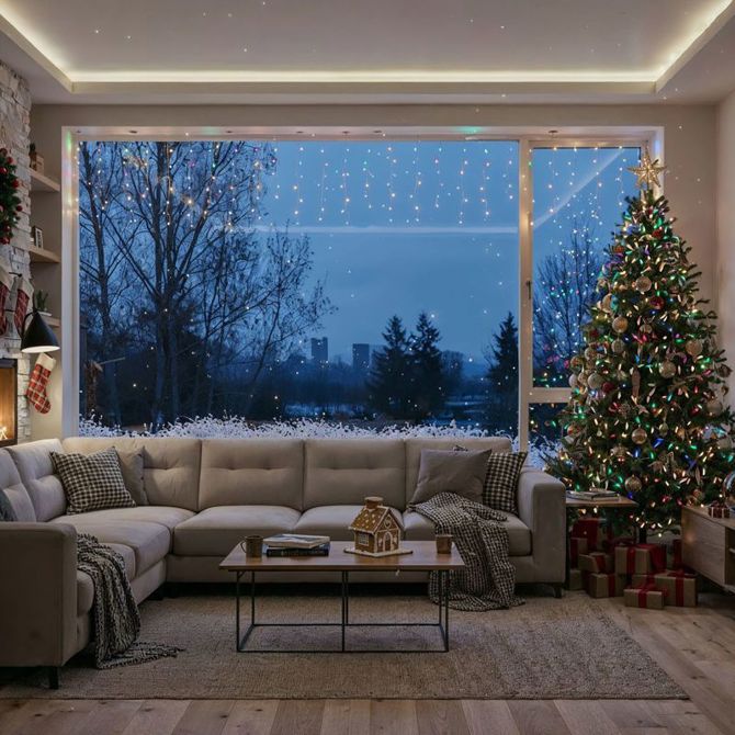 Čarobna LED veriga 15 m – 600 LED za praznični ali vsakodnevni dekor IP44 3