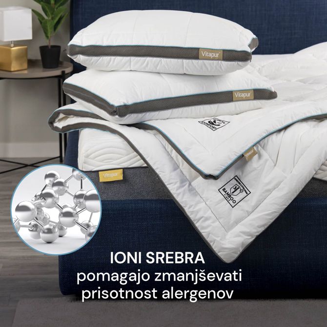 Celoletna odeja Vitapur MemoSilver Premium 4