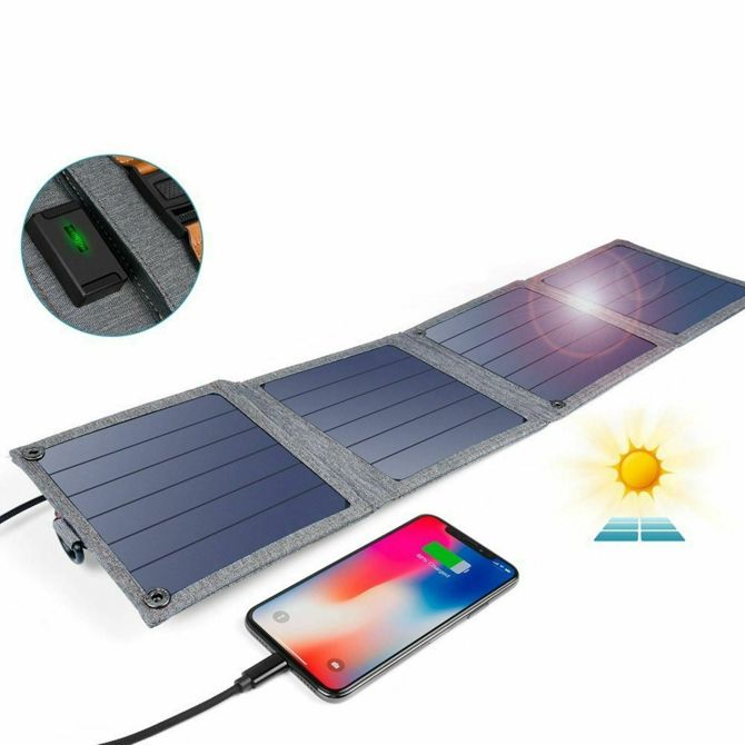 Choetech solarni panel  14W USB TipA potovalni SC004 2