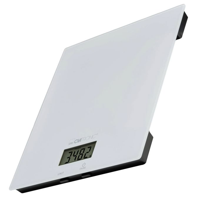Clatronic KW 3820 kuhinjska tehtnica digitalni digitalna Območje tehtanja=5000 g bela 210 x 180 x 20 4